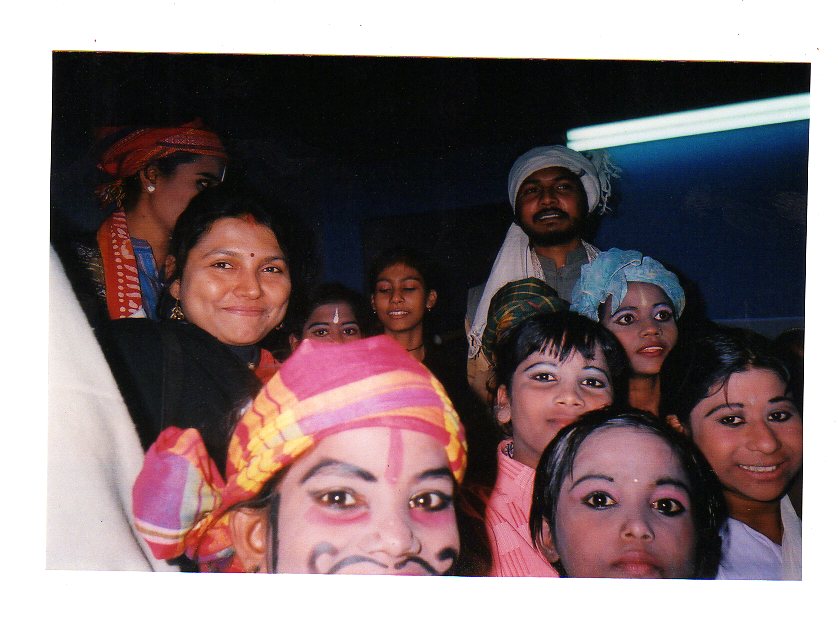 slum children acted Tagore's play AMALER DAKGHR